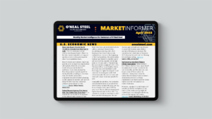 O'Neal Steel Market Informer April 2022 on iPad