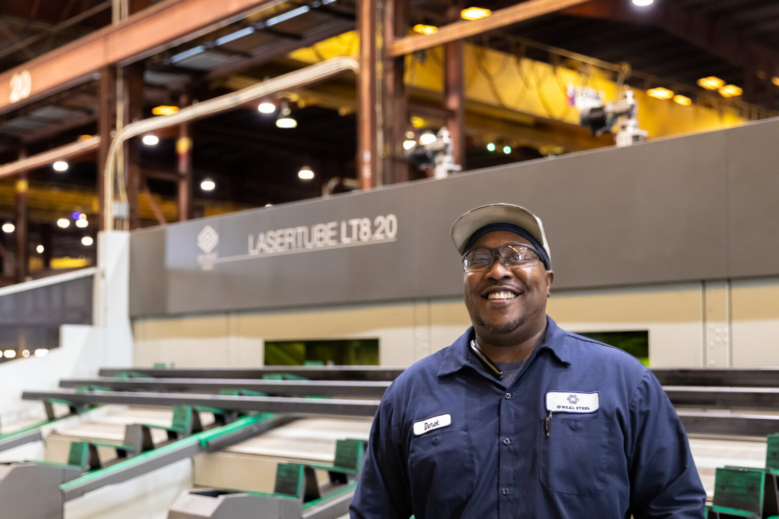 Meet our tube laser operator, Derek O'Neal Steel