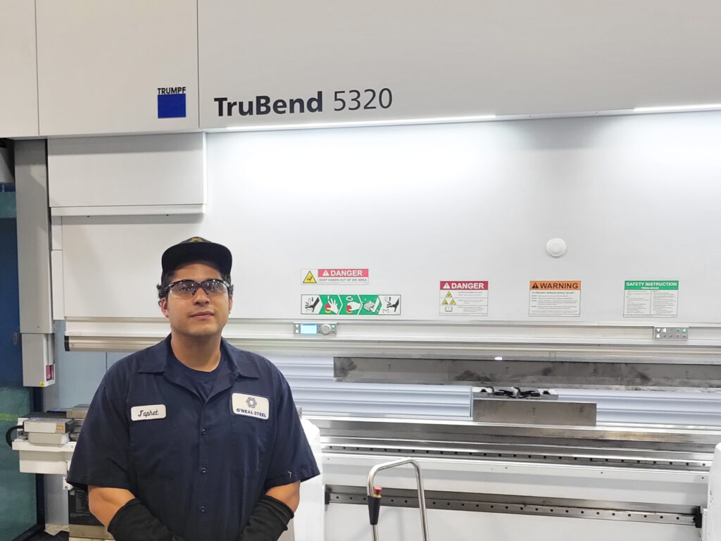 Japhet Millet Rivera Press Brake and Metal Forming Operator Dallas