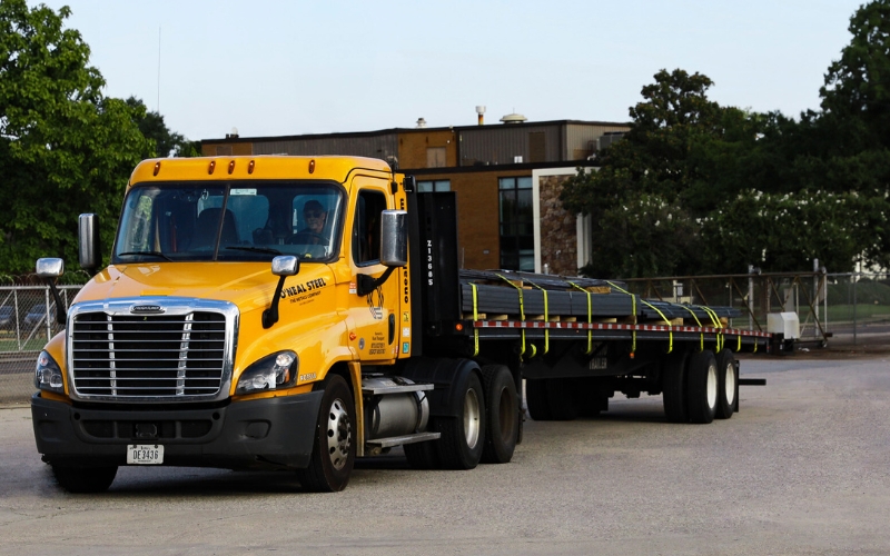 Track your incoming O'Neal Steel truck delivering your metal.